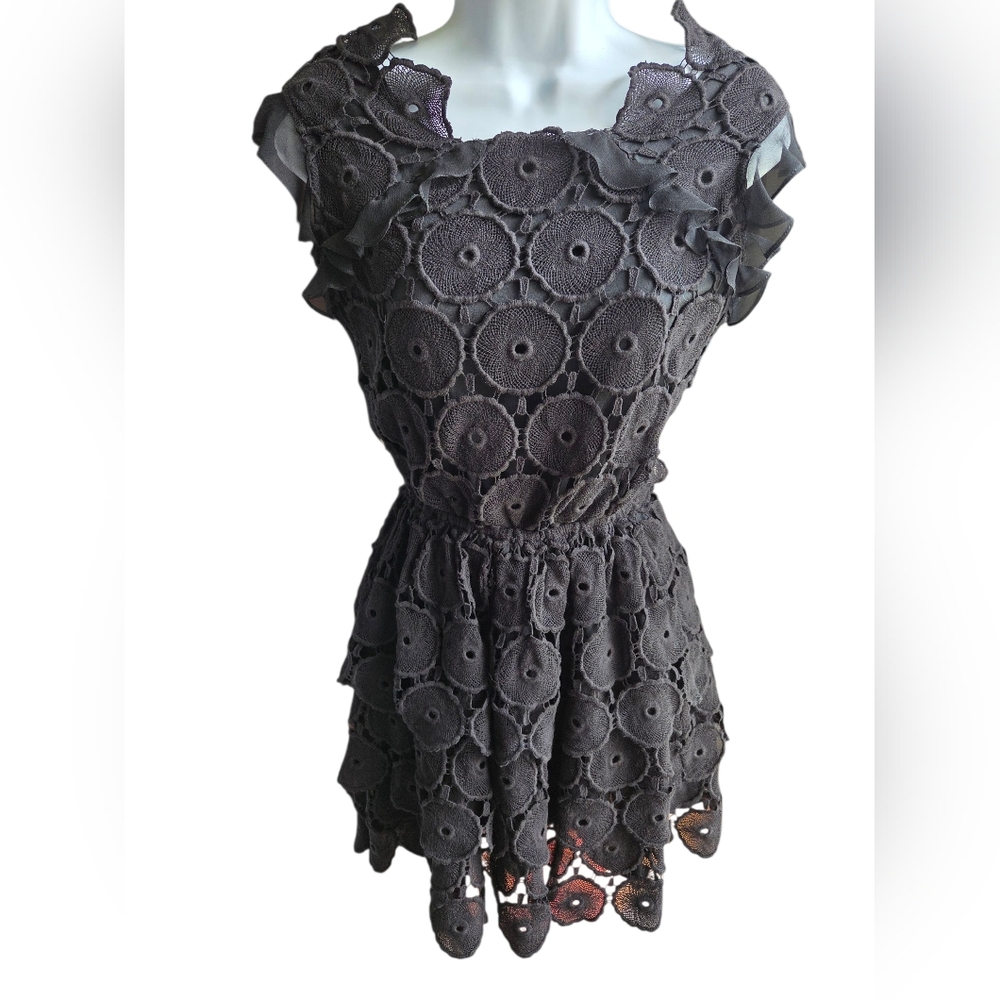 Joy Cioci Black Short Sue Dress Size S